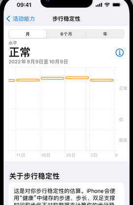 峨边iPhone手机维修如何在iPhone开启'步行稳定性通知'